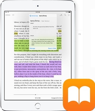 Appple iBooks App on iPhone