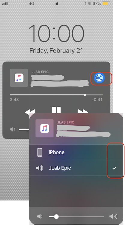 Play Music with Bluetooth Earphone on iPhone