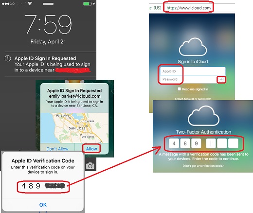 Verify Two-Factor Authentication with Web Browser