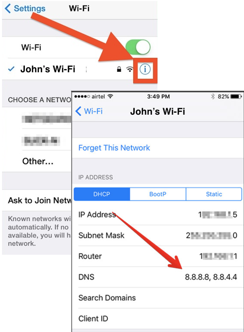 View Wi-Fi Connection Details on iPhone