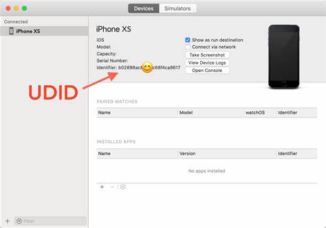 UDID of iPhone Displayed in iTunes