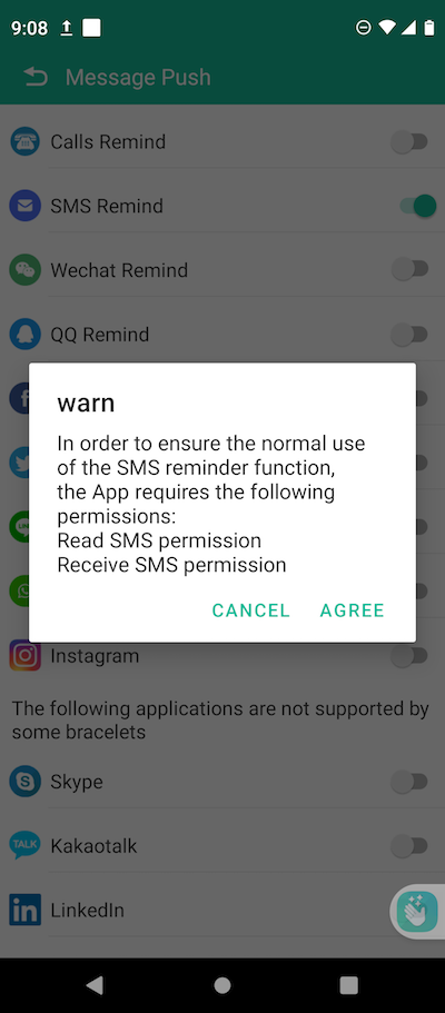 FitPro App - Message Push Permission