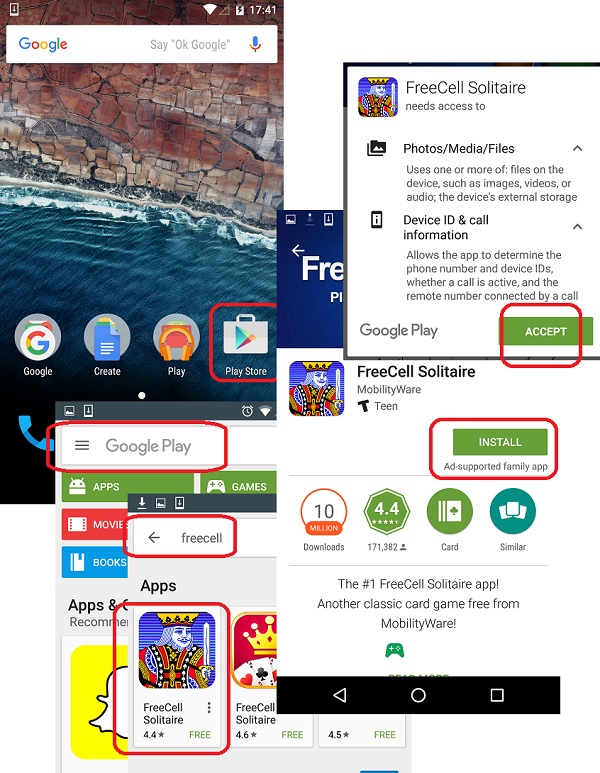 Download and Install App on LG Phone