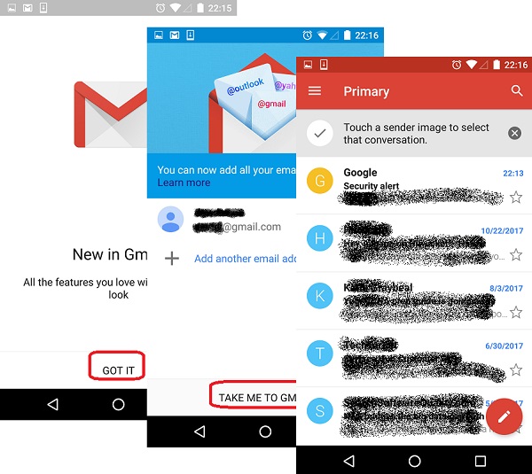 Use Google Gmail on LG Phone