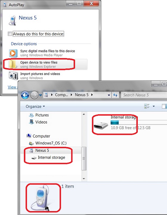 LG Phone and Windows USB Connection AutoPlay