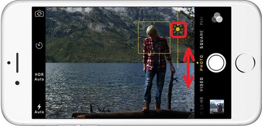 Adjust iPhone Camera Exposure Manually