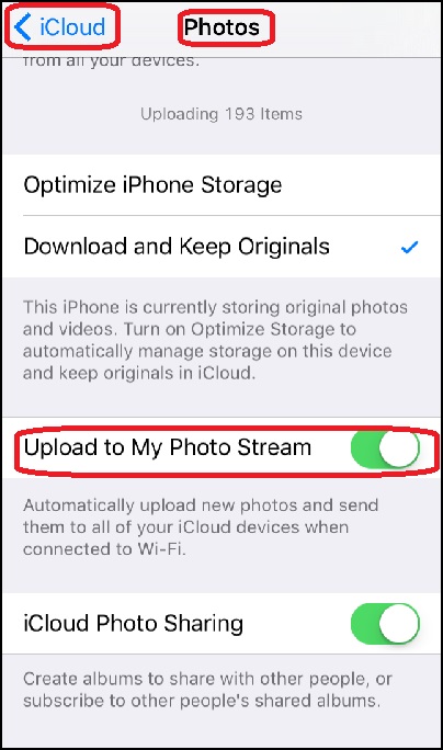 Sharing iPhone Photos in My Photo Stream