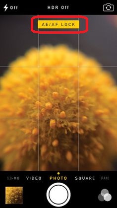 iPhone Camera Exposure and Focus (AE/AF) Locking